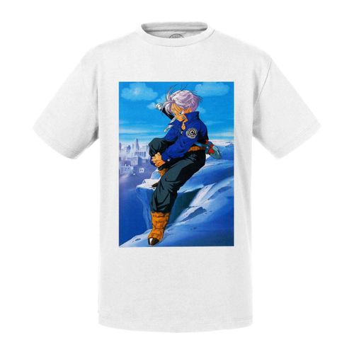 T-Shirt Enfant Trunks Dragon Ball Bdz Sayan Capsule Corporation