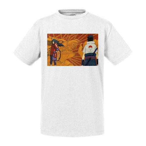 T-Shirt Enfant Uchihua Madara Sasuke Kyubi Naruto Manga Shonen Japon