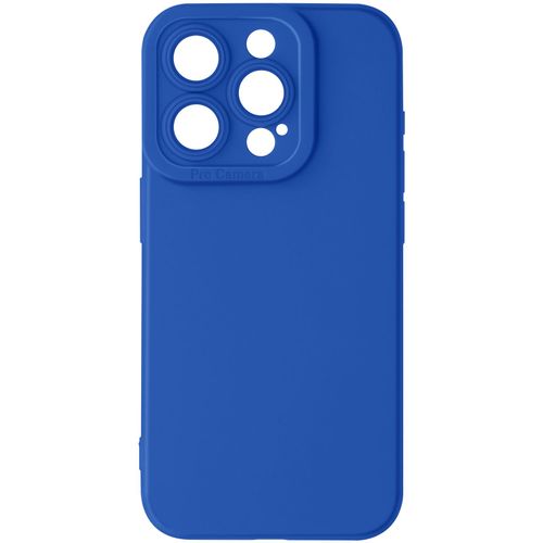 Coque Pour Iphone 15 Pro Max Silicone Mat Protection Caméra Bleu