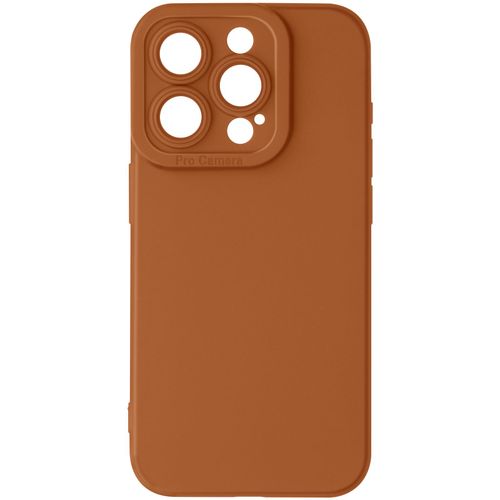 Coque Pour Iphone 15 Pro Max Silicone Mat Protection Caméra Marron Clair