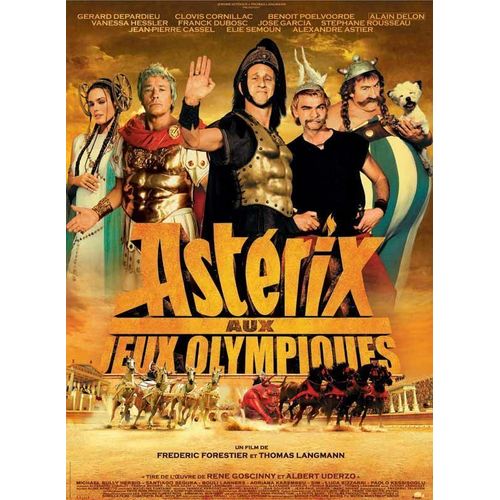 Astérix Aux Jeux Olympiques - Véritable Affiche De Cinéma Roulée - Format 40x60 Cm - De Thomas Langmann Avec Clovis Cornillac, Gérard Depardieu, Alain Delon, Benoit Poelvoorde - 2008