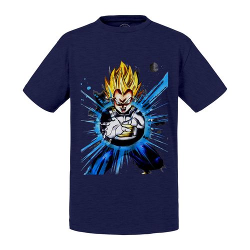 T-Shirt Enfant Vegeta Canon Garric Dragon Ball Z Super Saiyan Dbz Manga