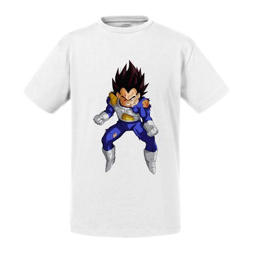 T-Shirt Enfant Dragon Ball Z Prince Vegeta Baston Anime Manga Japon