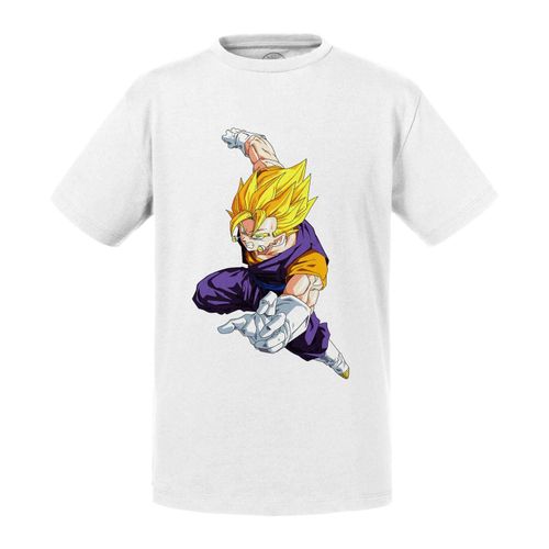 T-Shirt Enfant Dragon Ball Z Vegeto Coup De Poing Mange Anime Japon