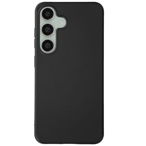 Coque Pour Samsung Galaxy S23 Fe Silicone Souple Revêtement Fin Mayaxess Noir
