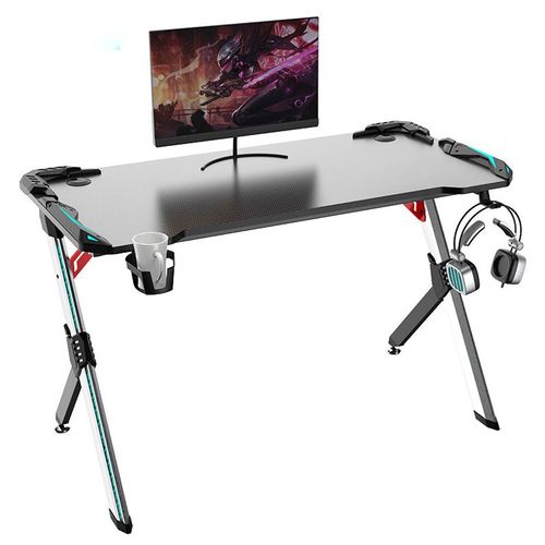 Bureau Gaming Delux Balder-120 Alu Rgb 113 X 60 X 75 Cm Berserker Gaming