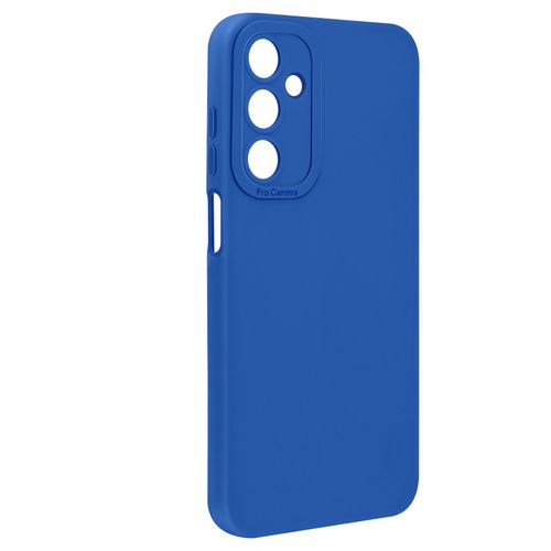Coque Pour Samsung Galaxy A25 5g Silicone Mat Protection Caméra Bleu