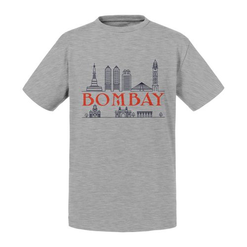T-Shirt Enfant Bombay Minimalist Mumbai Voyage Inde Gandhi