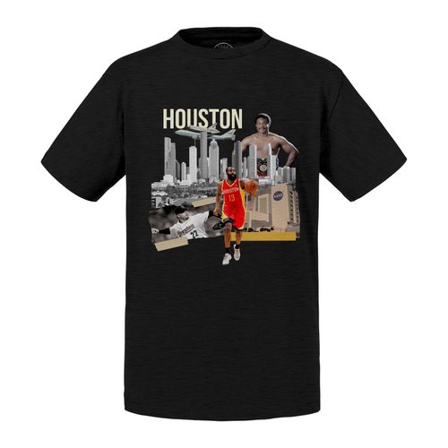 T-Shirt Enfant Houston Vintage Collage Etats Unis Voyage Carte Postale