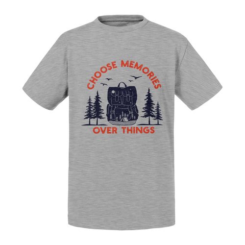 T-Shirt Enfant Choose Memories Over Things Camping Backpacker