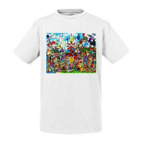 T-Shirt Enfant Zelda Anthologie Jeux Video Personnages