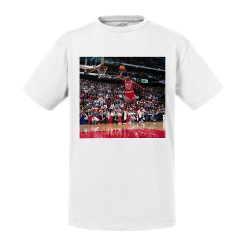 T-Shirt Enfant Micheal Jordan Dunk Contest 1988 Free Throw Line Dunk Goat