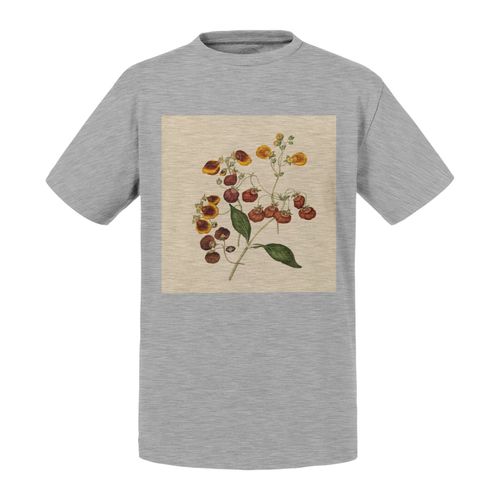 T-Shirt Enfant Illustration Botanique Ancienne Fleurs Exotiques