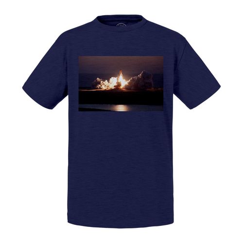T-Shirt Enfant Decollage Navette Spatiale Americaine Espace Exploration Fusee