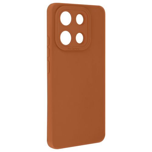 Coque Pour Xiaomi Redmi Note 13 4g Silicone Protection Caméra Marron