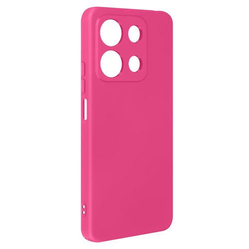 Coque Pour Xiaomi Redmi Note 13 Pro 4g Soft-Touch Anti-Traces Fuchsia
