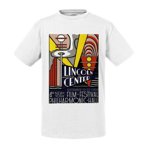 T-Shirt Enfant Lincoln Center New York Affiche Poster Vintage Musique 1966 Art Abstrait