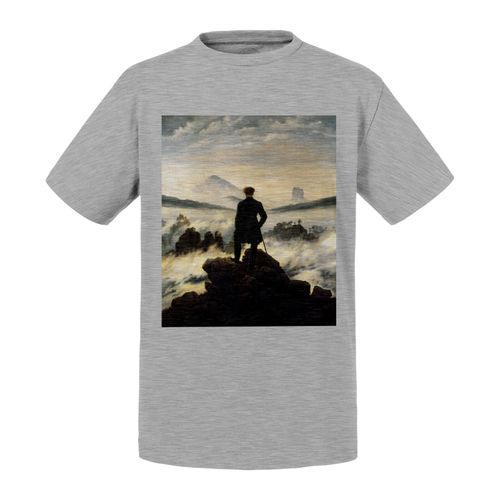 T-Shirt Enfant Voyageur Mer De Nuage Friedrich Peinture Romantisme Paysage Nature