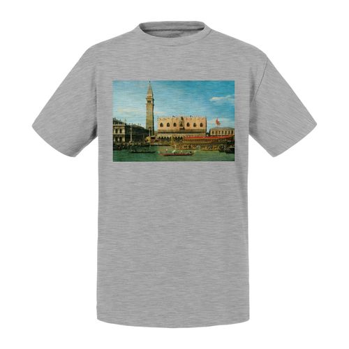 T-Shirt Enfant Bucintoro At The Molo Venise Canaletto Peinture Baroque Art 1745