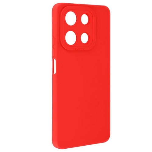 Coque Pour Xiaomi Redmi Note 13 5g Silicone Protection Caméra Rouge