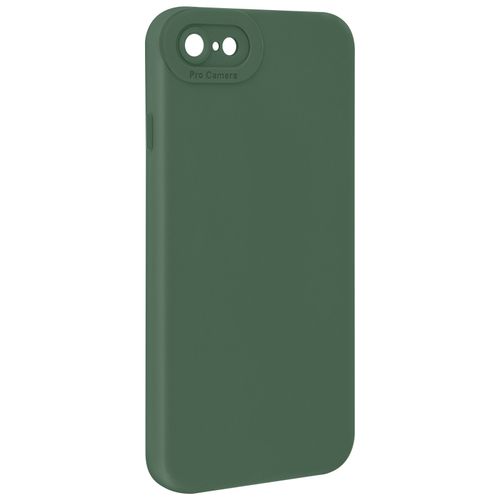 Coque Pour Iphone 7 / 8 / Se 2020 / Se 2022 Silicone Protection Caméra Vert Foncé