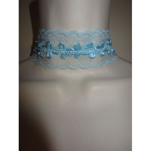 Collier Ras Cou Bleu Ciel