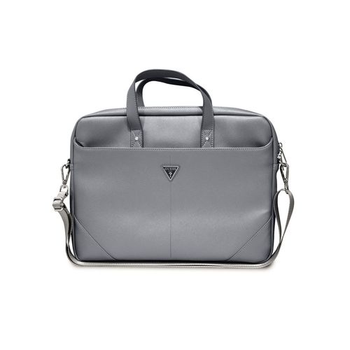 Sacoche pour Ordinateur Portable 16'' Modèle Saffiano GuessGris