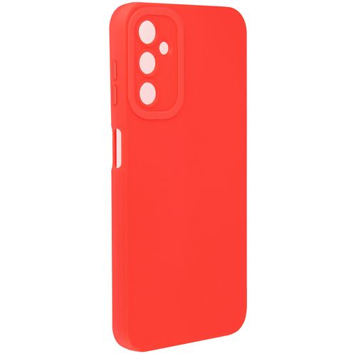 Coque Pour Samsung Galaxy A14 4g Et 5g Silicone Mat Protection Caméra Rouge