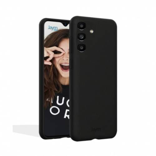 Coque Pour Samsung Galaxy A03 4g Premium Silicone Microfibre Jaym Noir