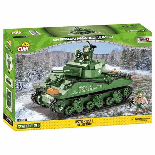 Char Sherman M4a3e2 - 716 Pièces - Nouveauté Prévue Pour Juin / Juillet 2021 Cobi
