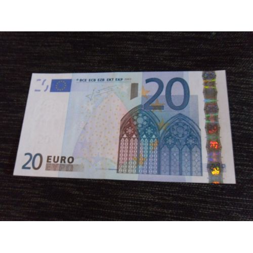 Billet 20 Euros Première Série 20002