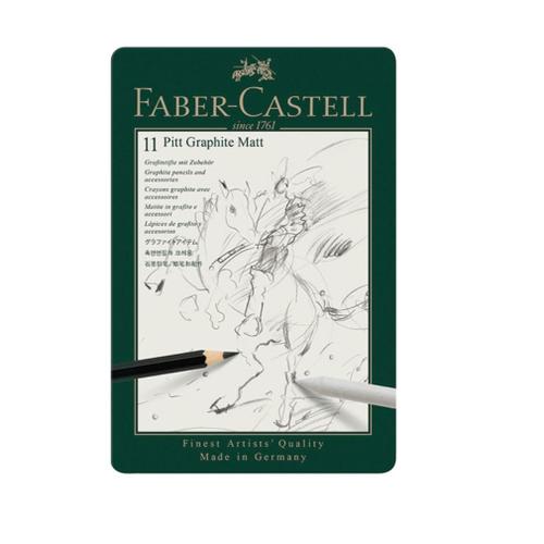 Faber Castell 11 Pitt Graphite Matt 4005401152200 Crayons + Accessoires Art Dessin Artiste Box Lot Pro Peinture Croquis Sketch Comasound Kartel Csk Online