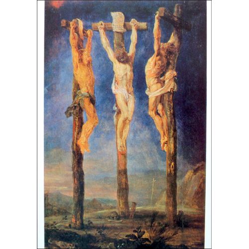 Rubens Trois Croix Lot Cartes Postales Tableaux Peinture