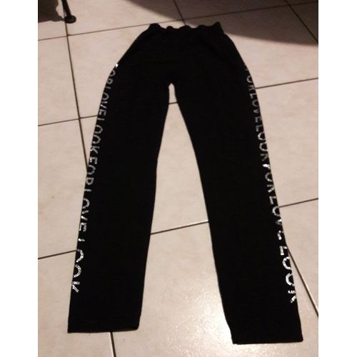 Legging Strass Noir Look For Love Taille 12 Ans ..