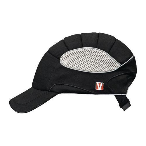Casquette de protection VOSS-Cap pro 52-60 cm noir/noir 65 % coton/35 % polyeste