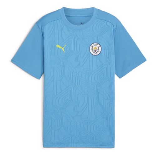 Maillot De Football Puma Mcfc Trg Jsy Jr Bleu Ciel