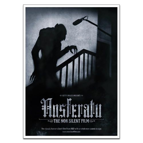Affiche De Nosferatu 1922 Sans Cadre Hd, Peinture À L'huile Murale, Décoration De Salon Sans Cadre?40x40cm