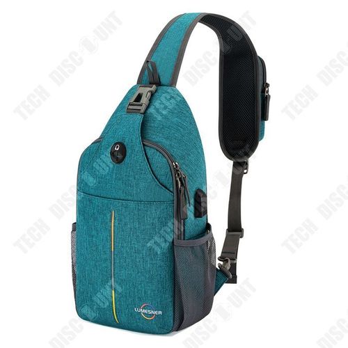 TD Sac à bandoulière pour randonnée sac à longue courroie pour femme sac à dos de sport promenade pour l'extérieur la randonnée vert