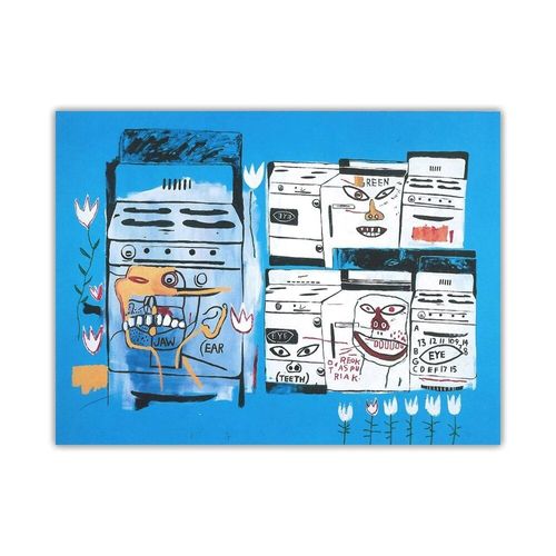 Affiche D'art Sur Toile Avec Décor De Maison, Peinture Graffiti Abstraite, Esthétique, Décor De Maison, 1985 Sans Cadre?40x40cm