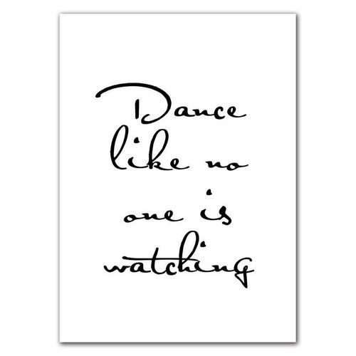 Toile D'art Mural En Noir Et Blanc, Citations Inspirantes Pour Rire, Impression D'affiches Murales Pour Salon, Décoration De Maison Moderne Sans Cadre?40x40cm