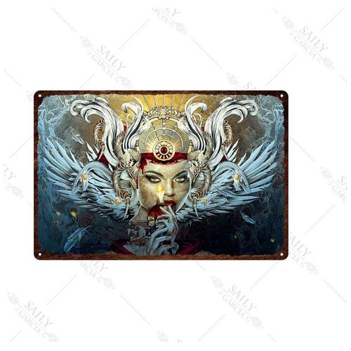 Panneau Métallique De Style Russe, Décoration De Chambre À Coucher, Plaque Métallique Vintage, Animaux, Ours, Affiches En Étain Pour Décor De Salon Sans Cadre?40x40cm
