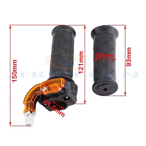 Poignées D'accélérateur Torsadées,Jeu De Leviers De Frein,2 Temps,Mini Moto 47cc,49cc,D343,Cross Pocket,D343 Bike,Rl,Minimpain Motocross,22mm - Type Turn The Handle #B