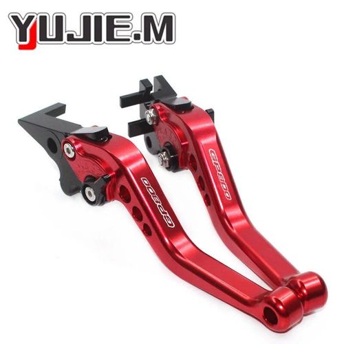 Leviers D'embrayage De Frein Courts Cnc,Accessoires De Moto Pour Gilera Gp 800,Gp800,2010-2012 - Type Red