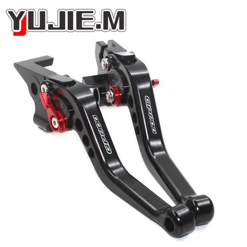 Leviers D'embrayage De Frein Courts Cnc,Accessoires De Moto Pour Gilera Gp 800,Gp800,2010-2012 - Type Black-Red
