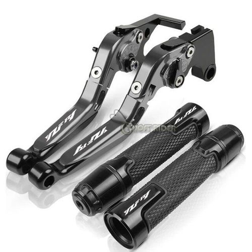 Leviers D'embrayage De Frein Pliants Réglables Pour Moto,Poignées De Guidon,Yamaha Yzf R1 2004 2005 2006 2007 2008 (Yzf R1) #A