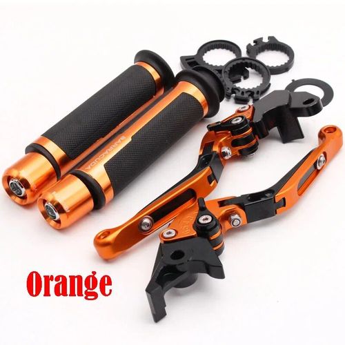 Leviers D'embrayage De Frein Pliants Réglables Pour Moto,Poignées De Guidon,Yamaha Yzf R1 2004 2005 2006 2007 2008 (Yzf R1) - Type Orange