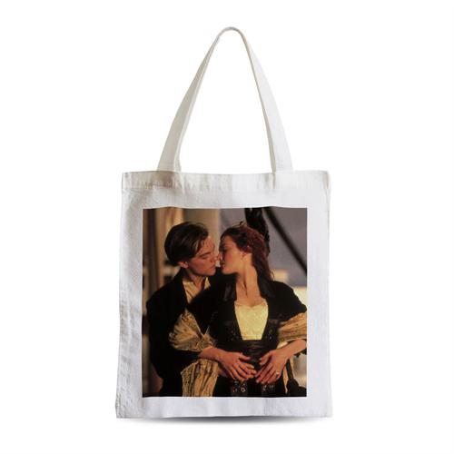 Grand Sac Shopping Plage Etudiant Titanic Leonardo Di Caprio Kate Winslet Cinema Kiss Scene