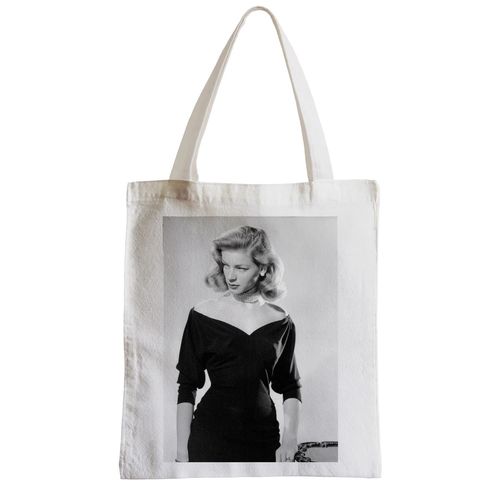 Grand Sac Shopping Plage Etudiant Photo de Star Célébrité Rita Haywoth Actrice Vieux Cinéma Original 7