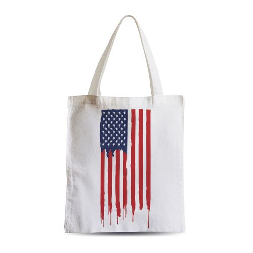 Grand Sac Shopping Plage Etudiant Drapeau Dessin Etats Unis Football Sport Equipe National USA