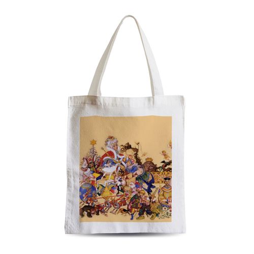 Grand Sac Shopping Plage Etudiant Les Contes d'Andersen Arthut Szyk Peinture Art 1894